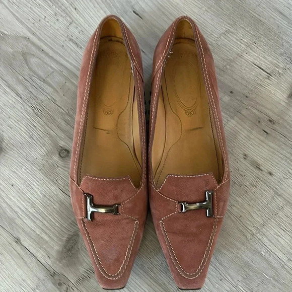 Tods Brown Flat Shoes - Picture 1 of 5